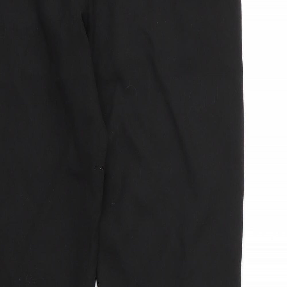 F&F Boys Black Viscose Carpenter Trousers Size 11 Years L26 in Regular Zip