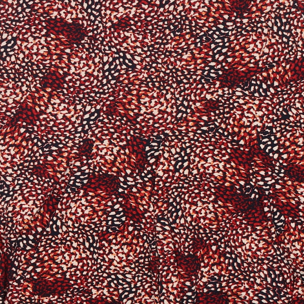 Country Casuals Womens Multicoloured Animal Print Polyester A-Line Skirt Size M