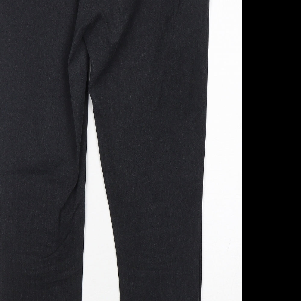Gap Womens Grey Cotton Trousers Size 8 L27 in Slim
