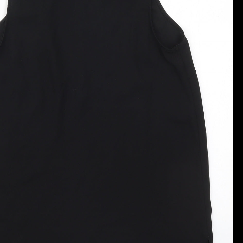 Primark Womens Black Polyester Basic Tank Size 6 Round Neck