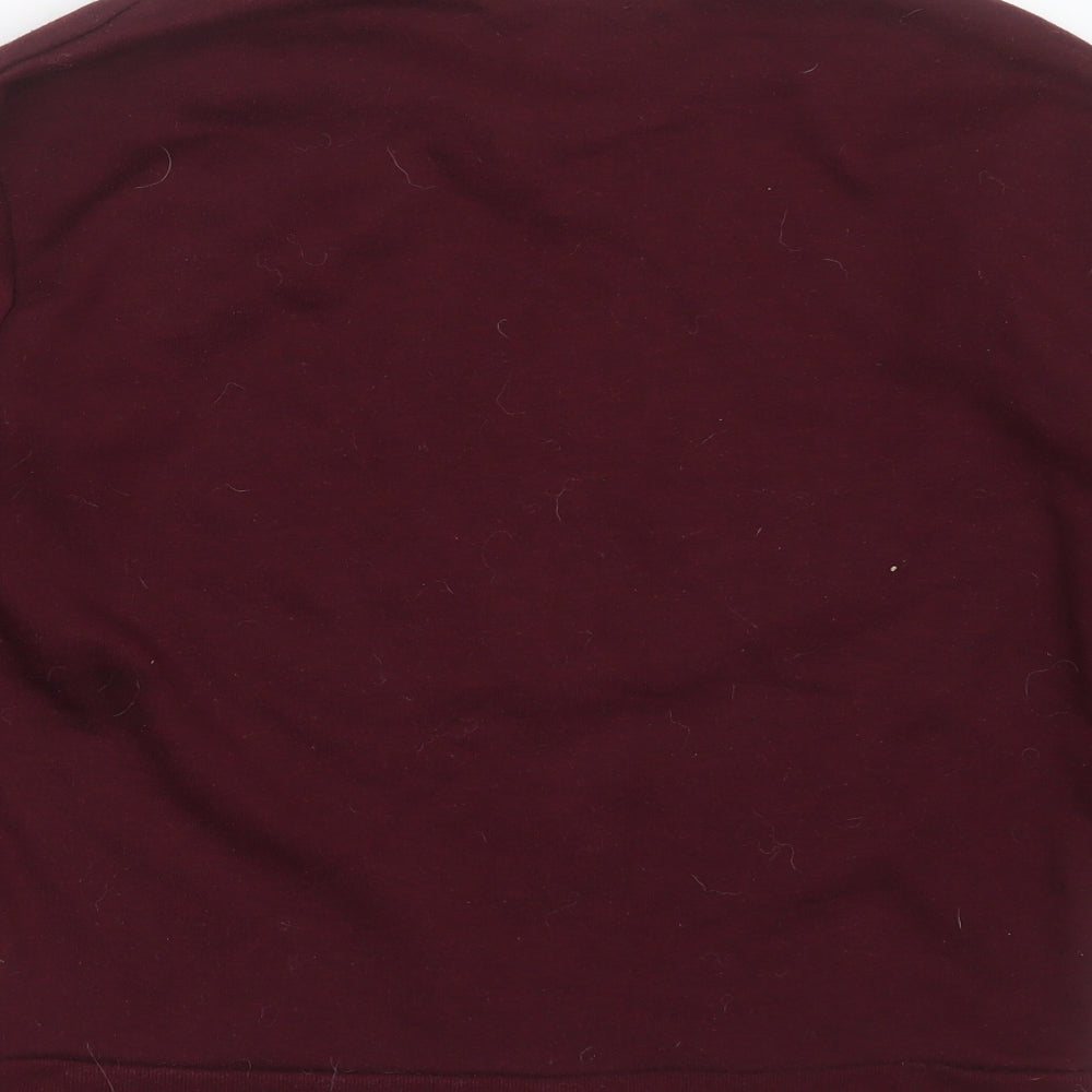 Primark Womens Purple Cotton Pullover Sweatshirt Size S - manhattan
