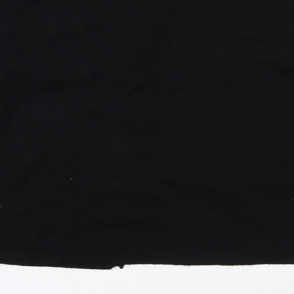 Papaya Womens Black Round Neck Viscose Cardigan Jumper Size S