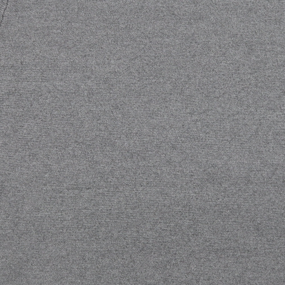 Cyrus Mens Grey Crew Neck Viscose Pullover Jumper Size M