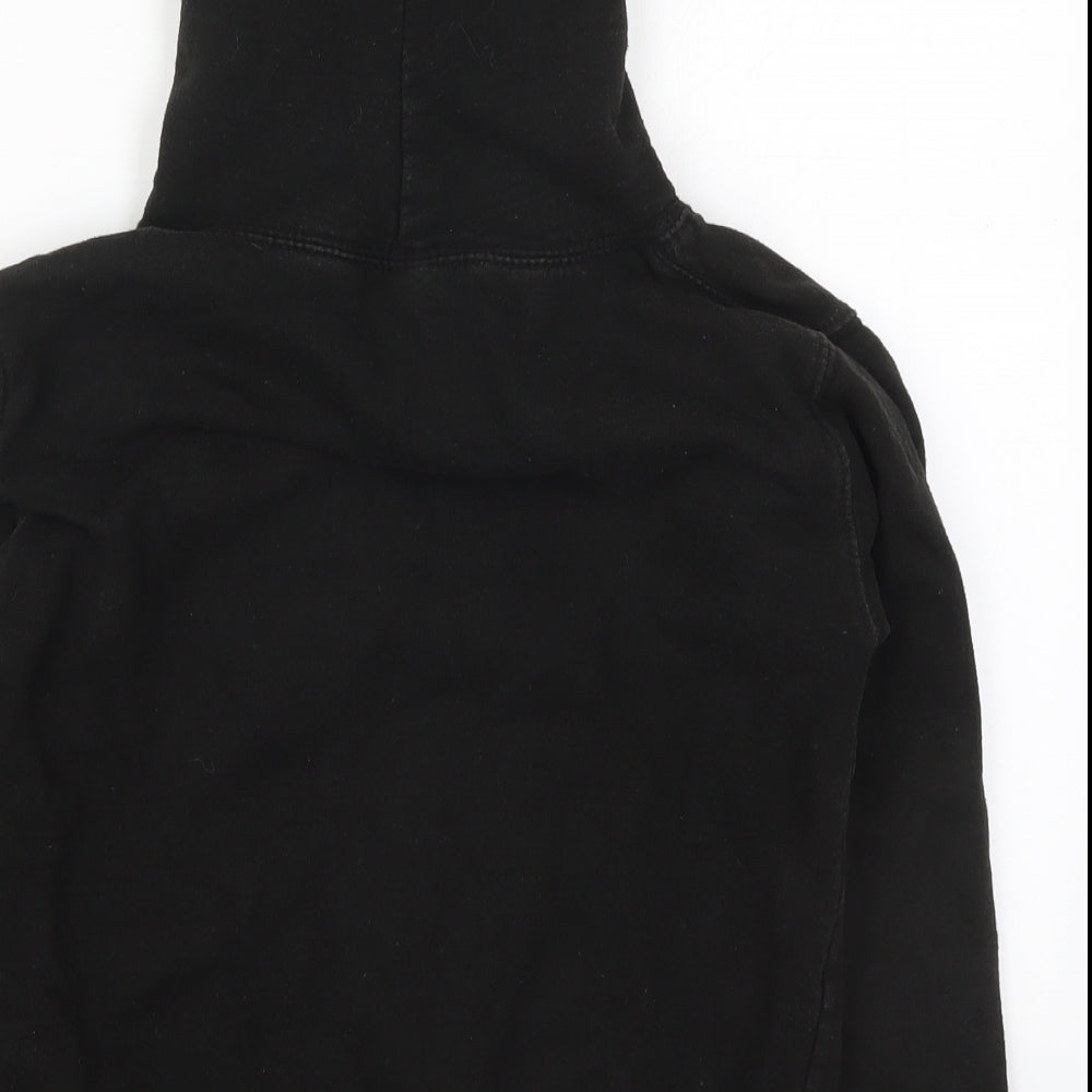 All We Do is Boys Black Cotton Pullover Hoodie Size 9-10 Years Pullover - GGTV