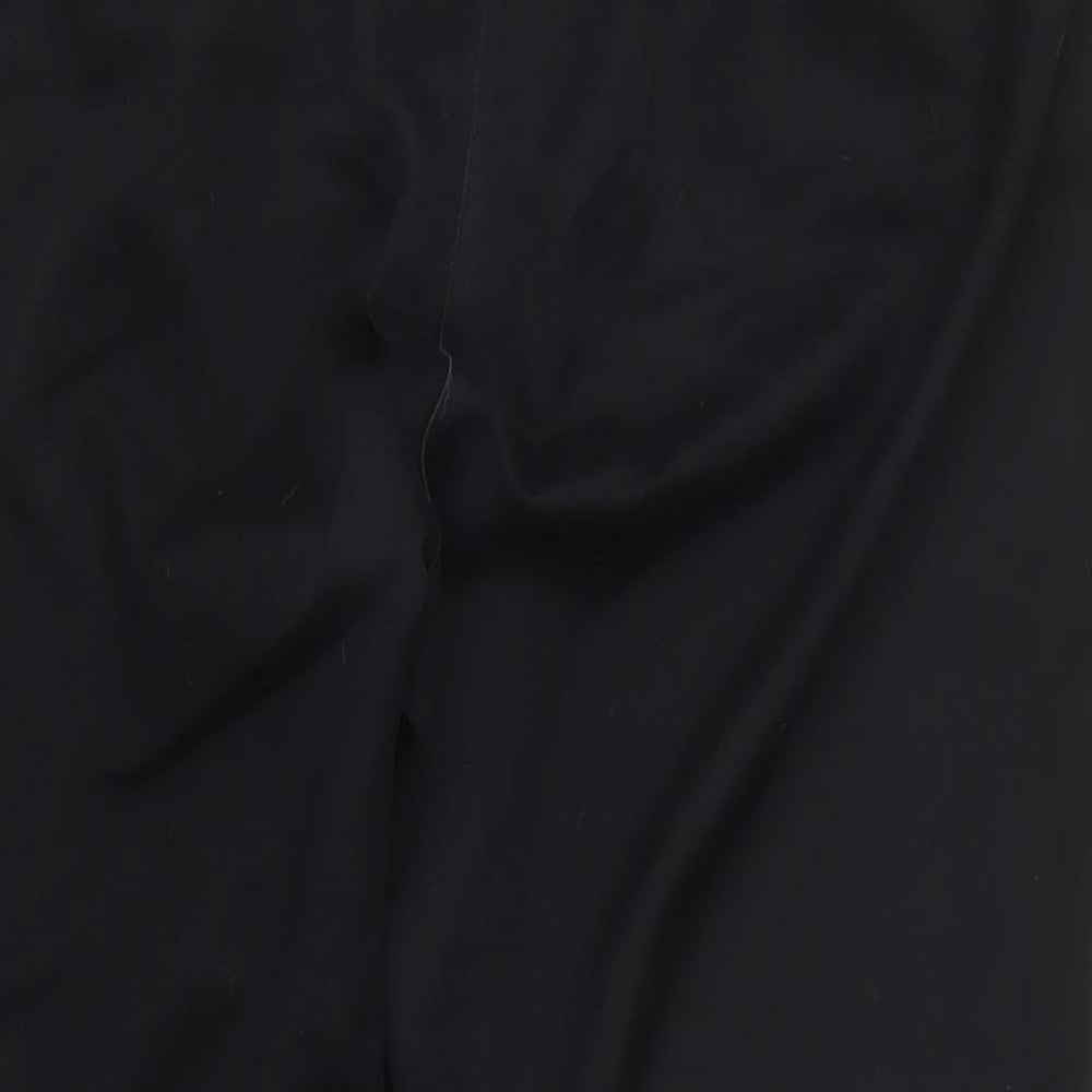 Alia Womens Black Polyester Trousers Size 20 L26 in Regular