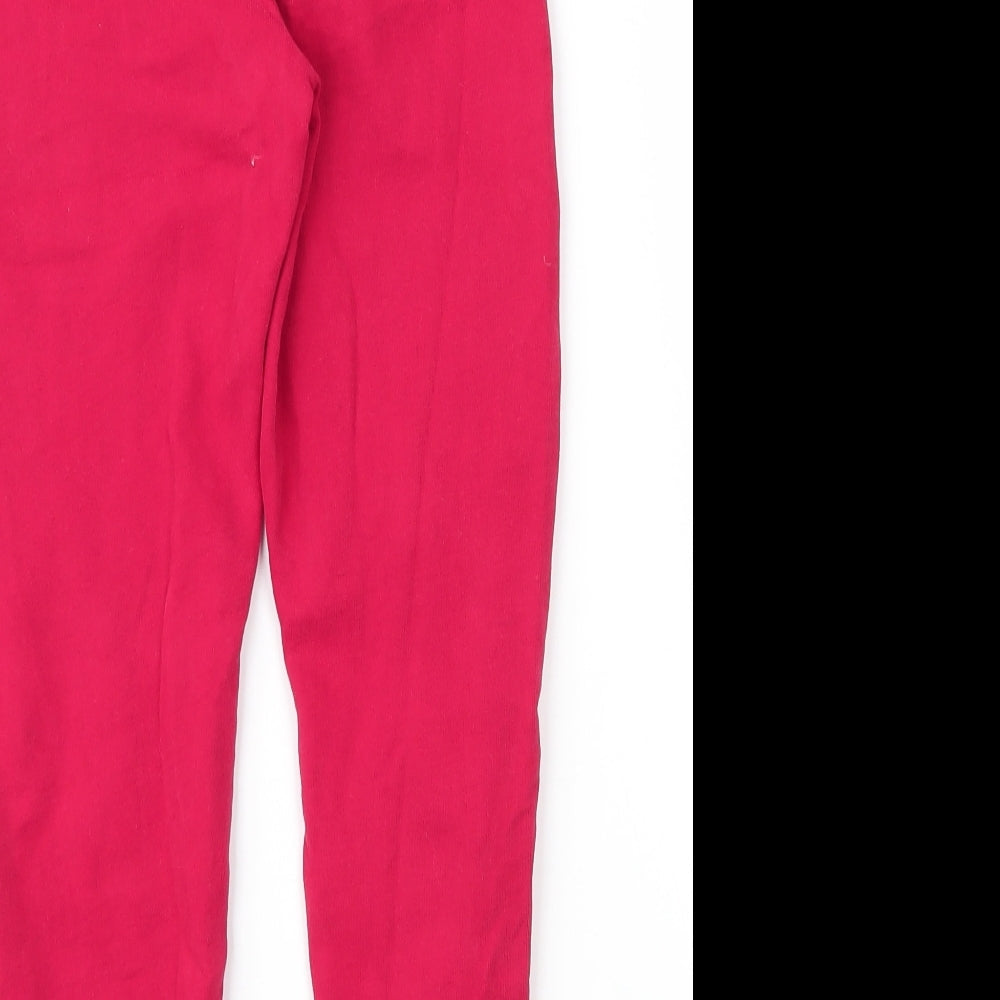 River Island Girls Red Cotton Sweatpants Trousers Size 9 Months Regular
