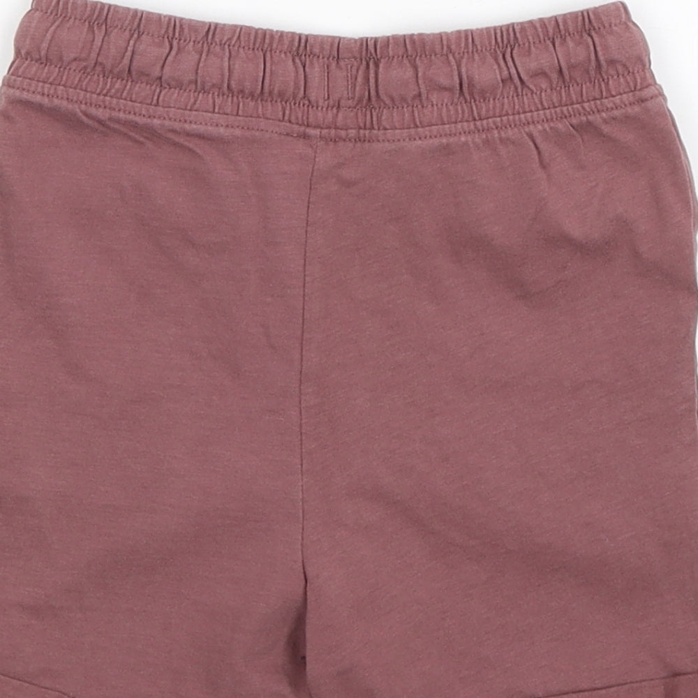Nutmeg Girls Purple Cotton Sweat Shorts Size 2-3 Years Regular