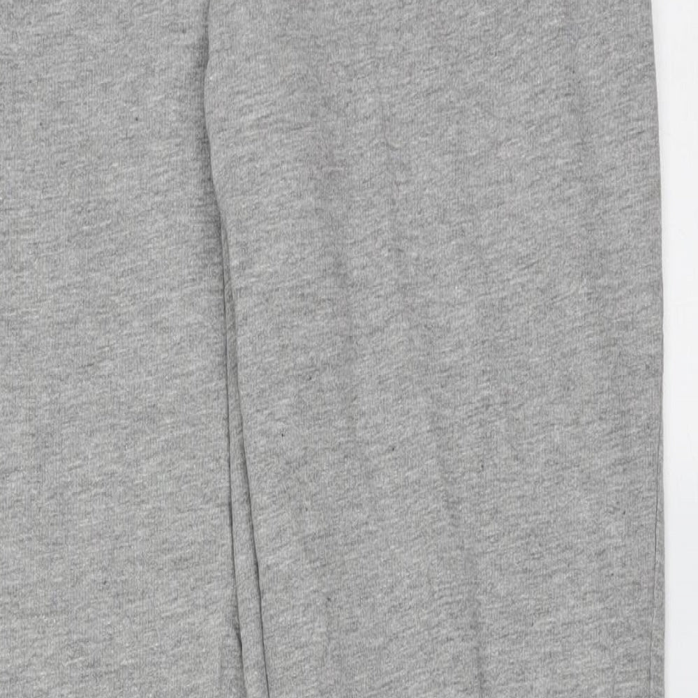 ASOS Womens Grey Cotton Jogger Trousers Size 6 L27 in Regular Drawstring
