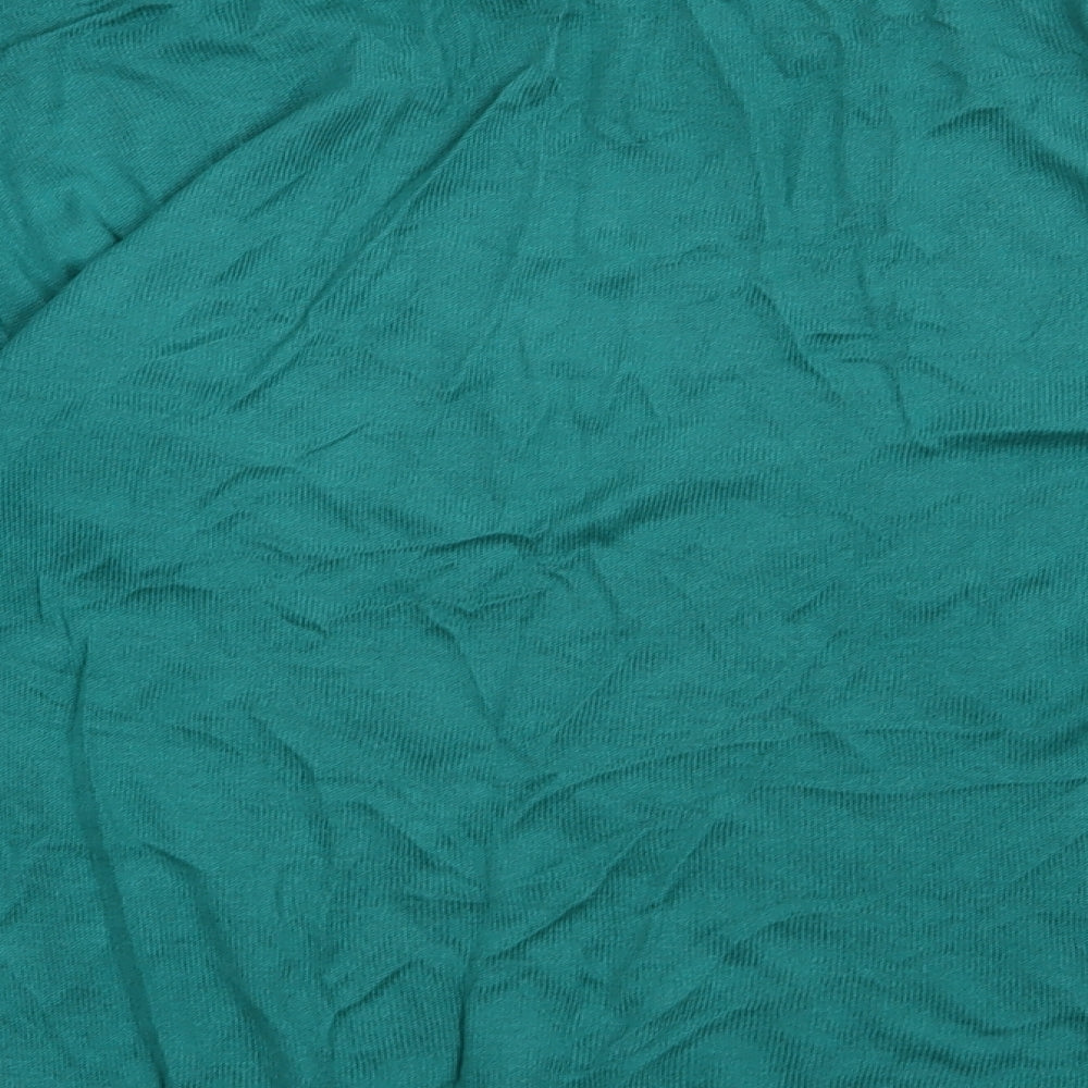 Warehouse Womens Green Viscose Pullover Sweatshirt Size 10 Pullover
