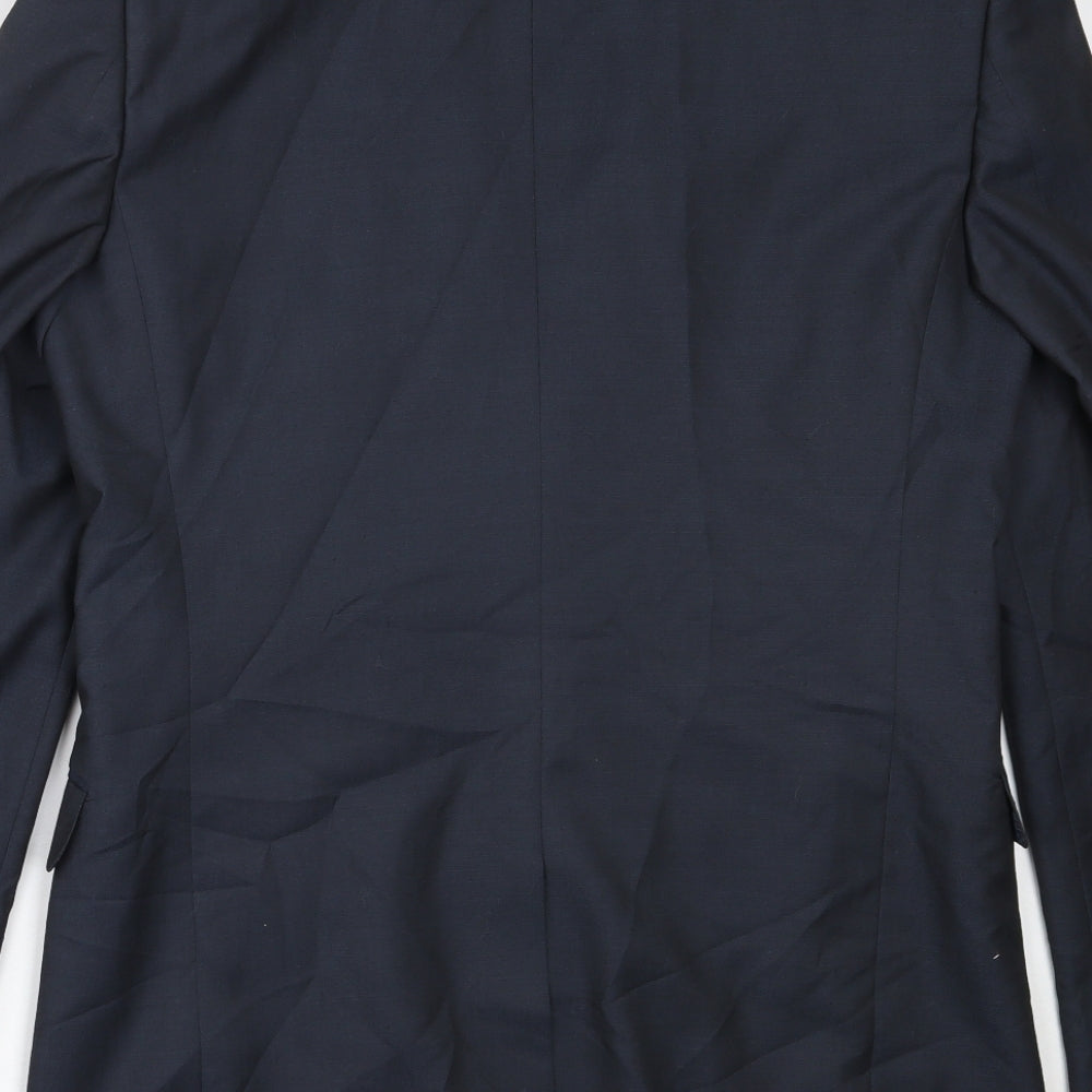 Taylor & Wright Mens Blue Polyester Jacket Blazer Size 38