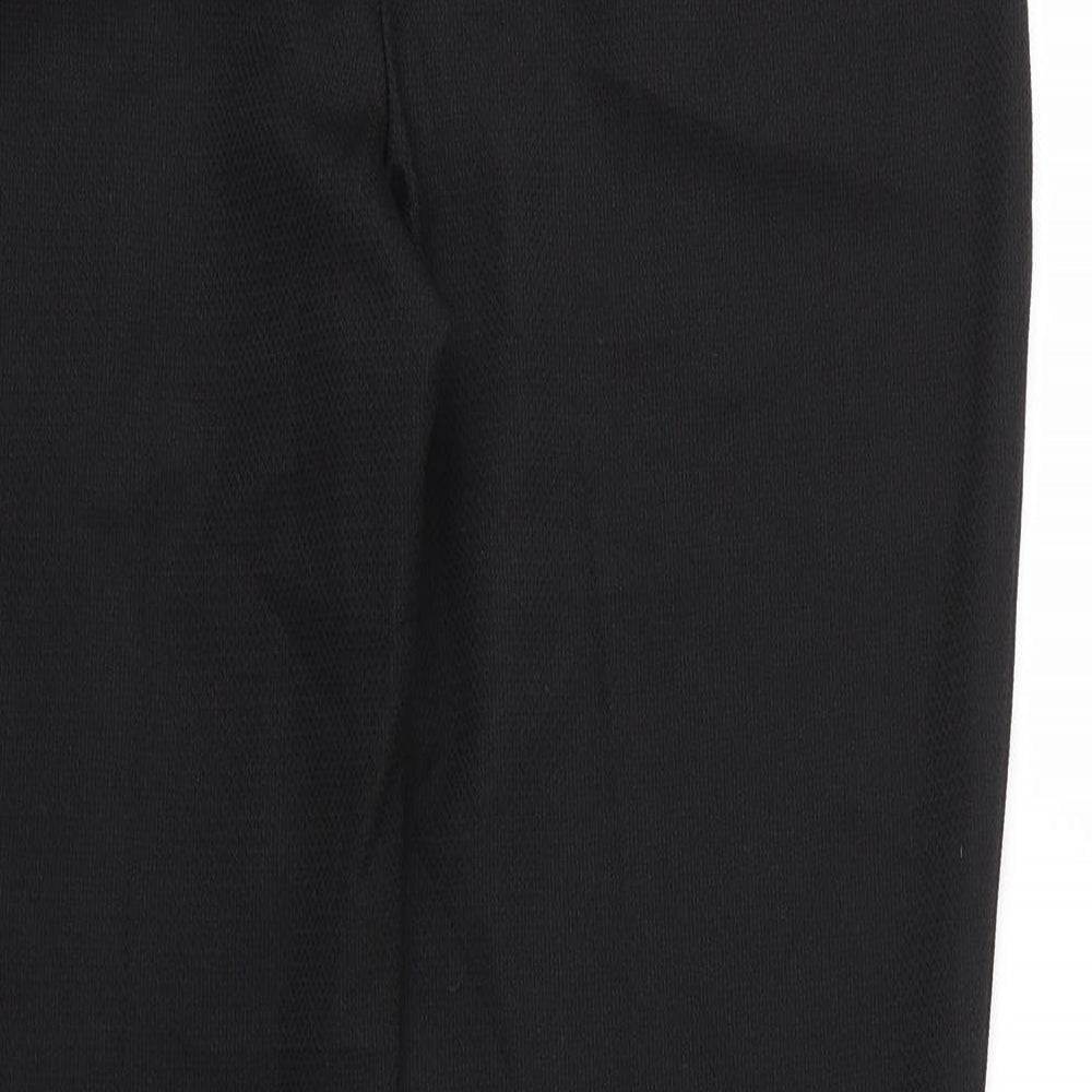 Dorothy Perkins Womens Black Polyester Carrot Trousers Size 10 L27 in Regular Zip