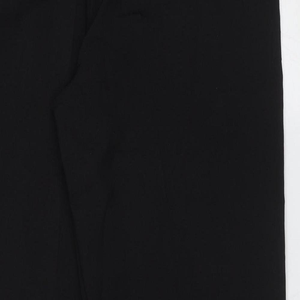 Bonmarché Womens Black Polyester Trousers Size 14 L27 in Regular