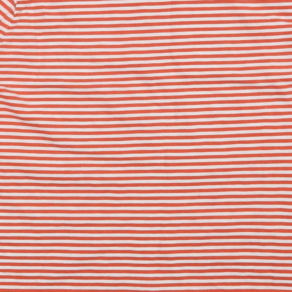 NEXT Womens Orange Cotton Pullover Sweatshirt Size 10 Pullover