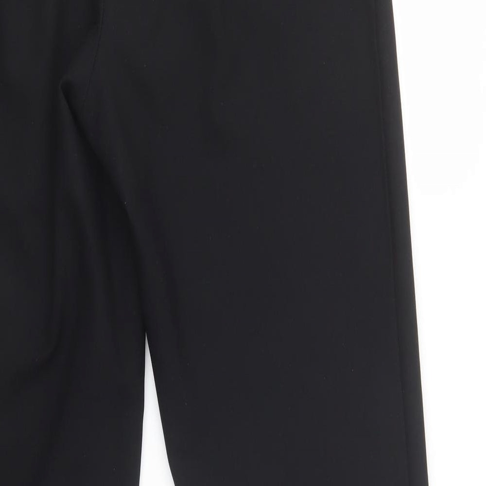 George Womens Black Polyester Dress Pants Trousers Size 10 L29 in Regular Button