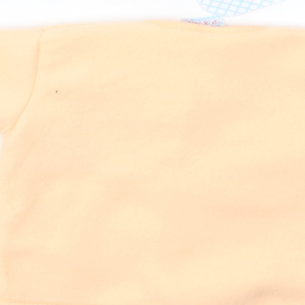 Pansy Baby Orange Basic Jacket Jacket Size 0-3 Months Snap