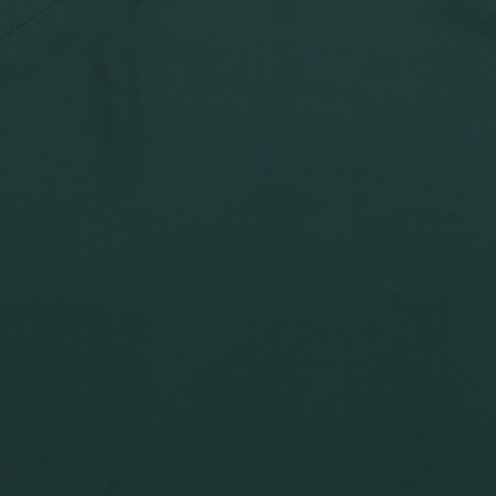 New Look Womens Green Polyester Basic Blouse Size 12 Round Neck