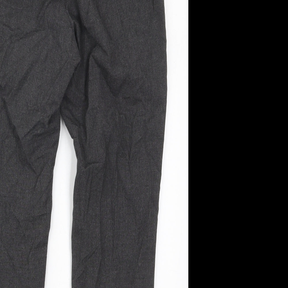 TU Girls Grey Polyester Dress Pants Trousers Size 8 Years Regular Zip