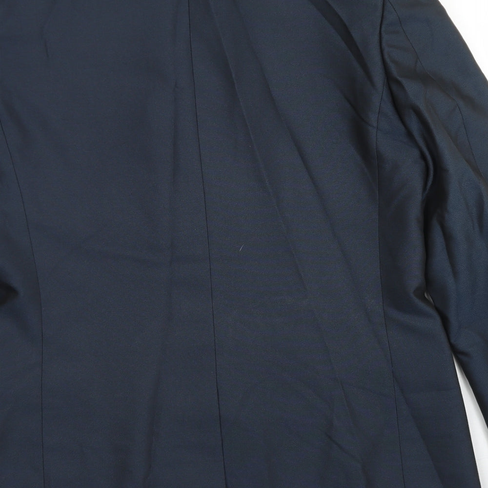 Taylor & Wright Mens Blue Polyester Jacket Blazer Size 40