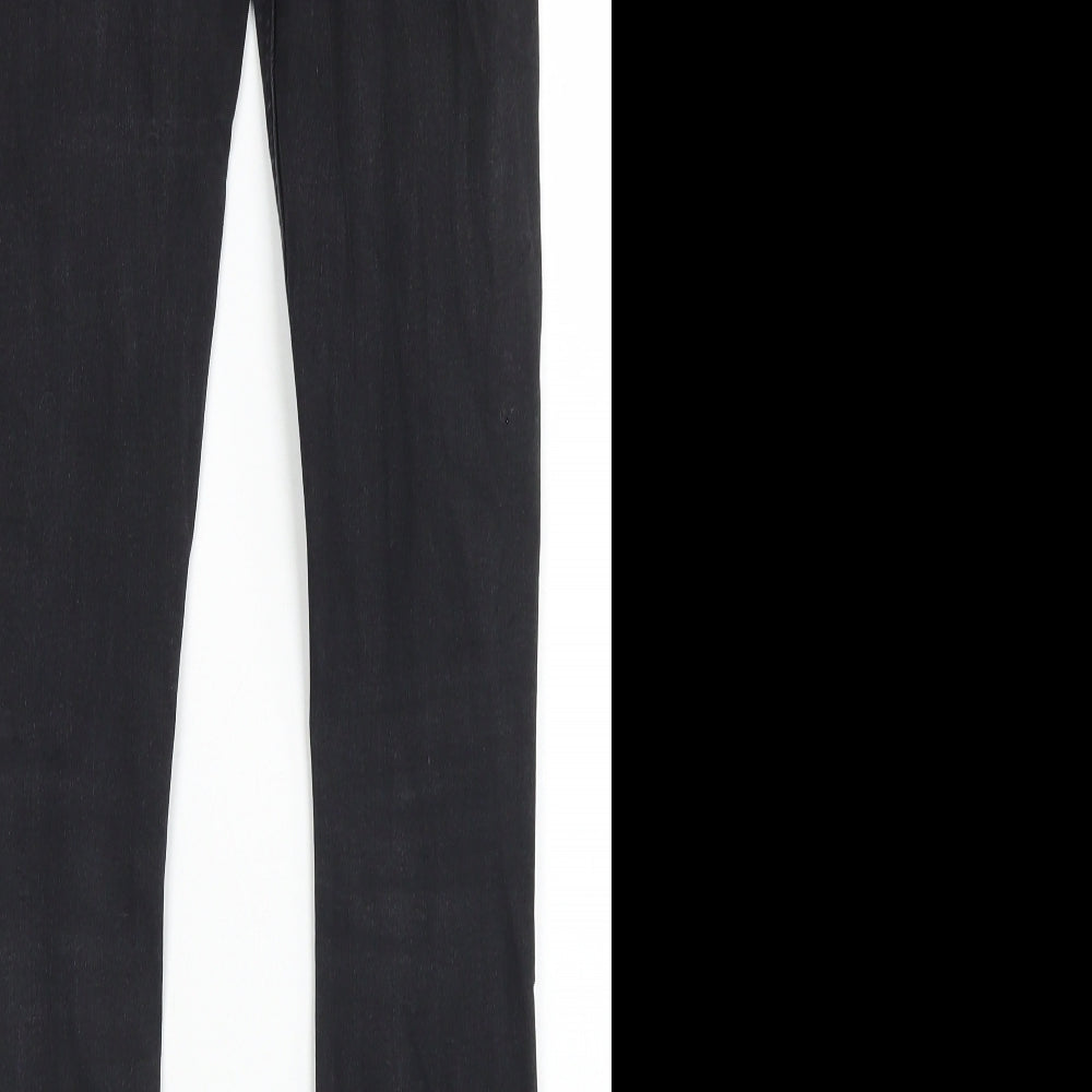 Denim Co Womens Black Cotton Skinny Jeans Size 6 L27 in Regular Button