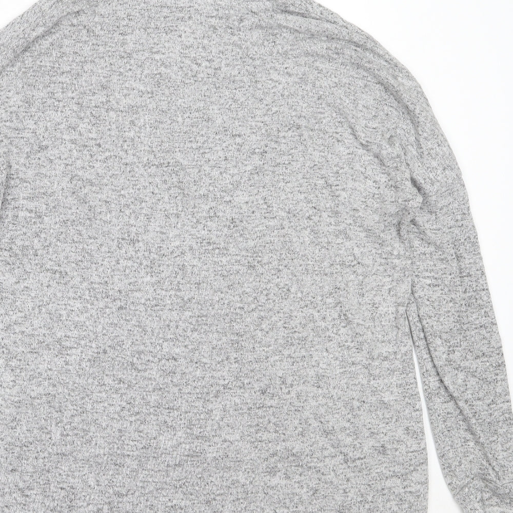 Primark Womens Grey Viscose Pullover Hoodie Size L