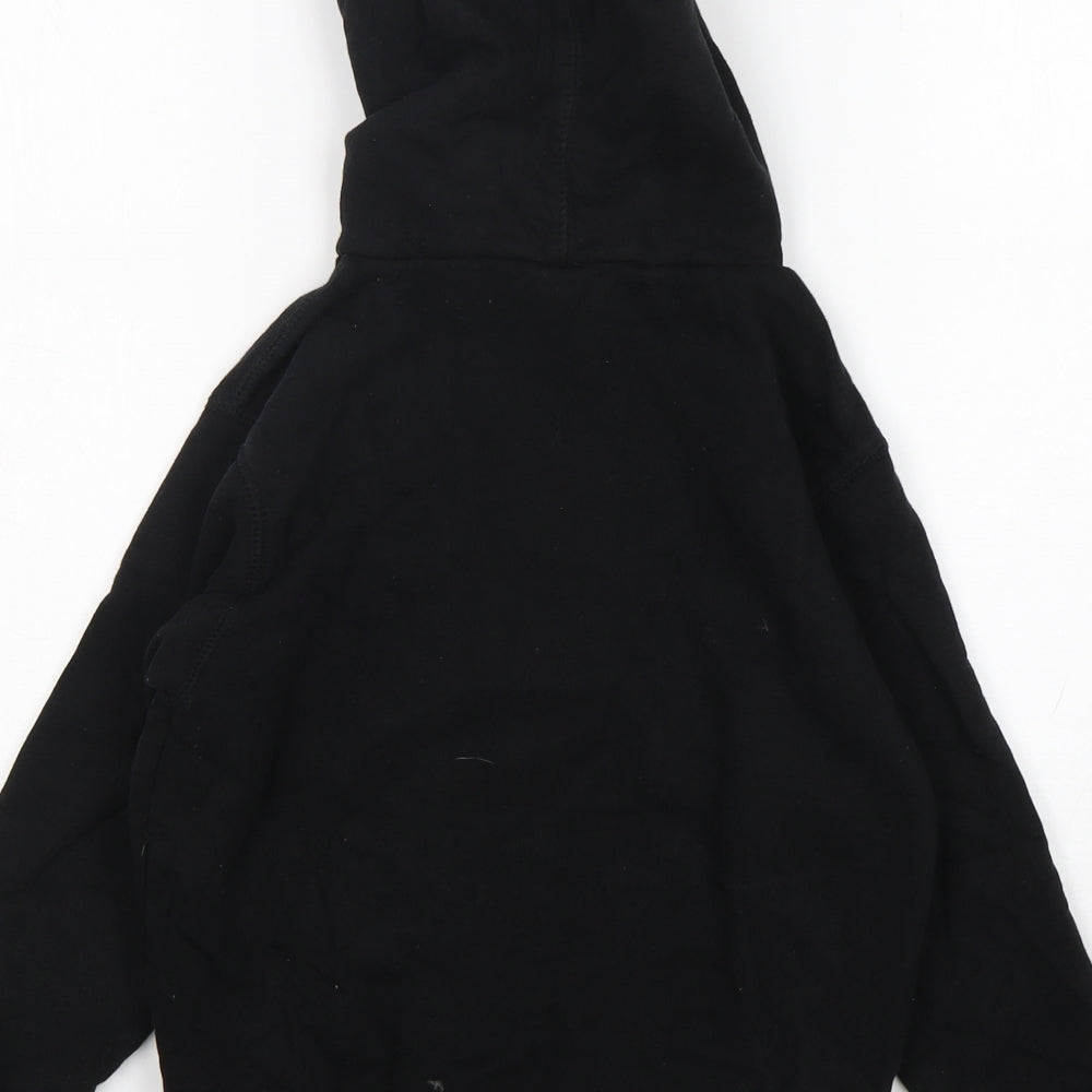 B&C Boys Black Cotton Pullover Hoodie Size 10 Years - Keep Calm and Hug A ginger
