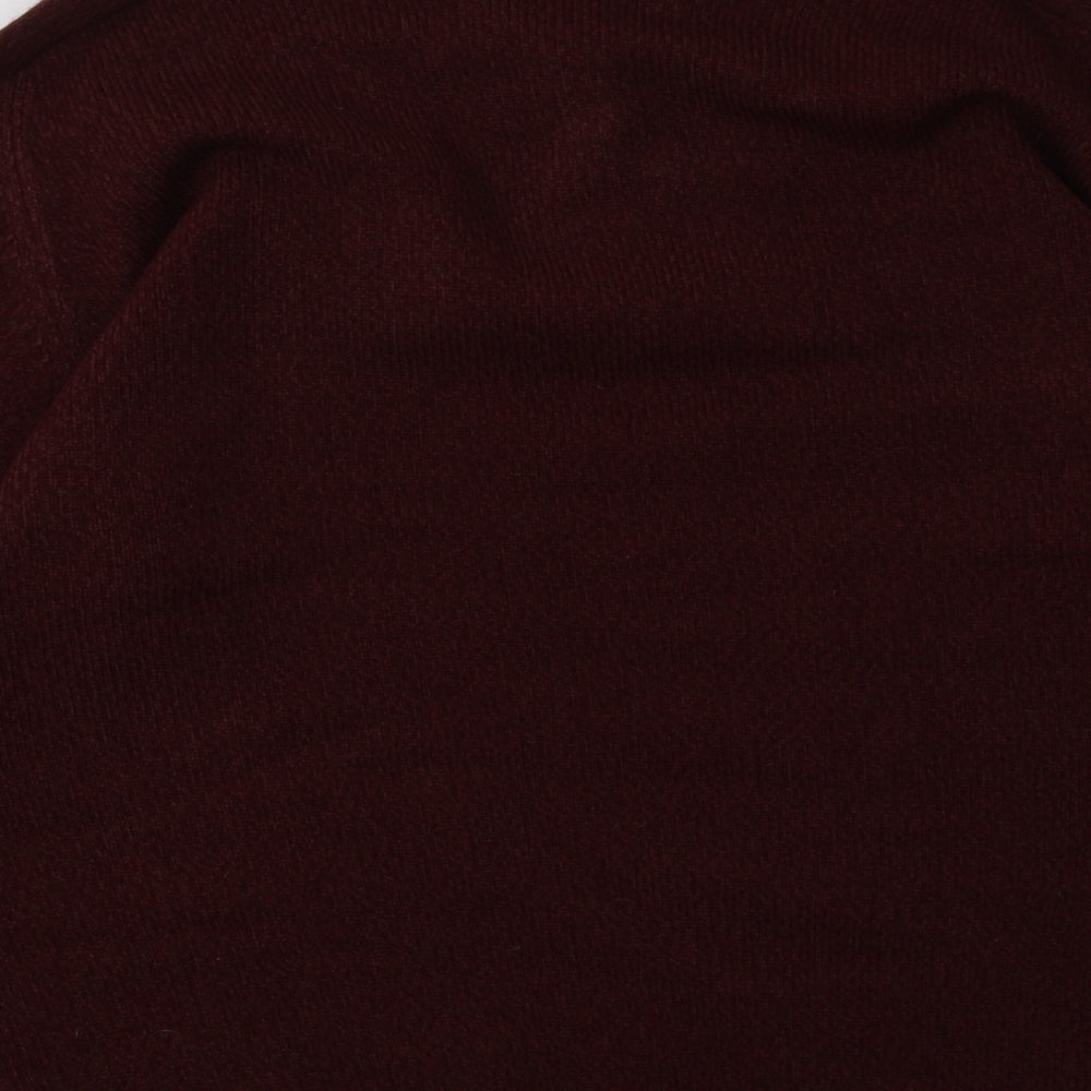 George Mens Red Acrylic Sweatshirt Size L