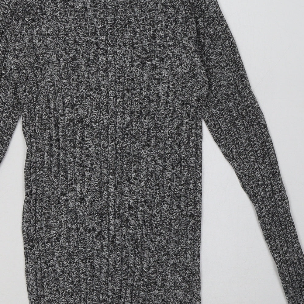 Primark Womens Grey Polyester Pullover Sweatshirt Size 8 Pullover