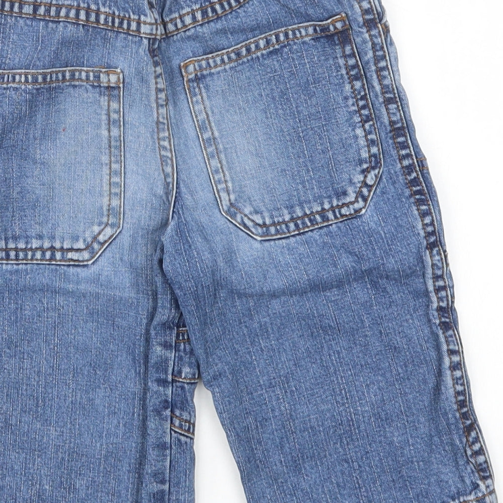 Cherokee Baby Blue Cotton Jogger Jeans Size 9-12 Months Button
