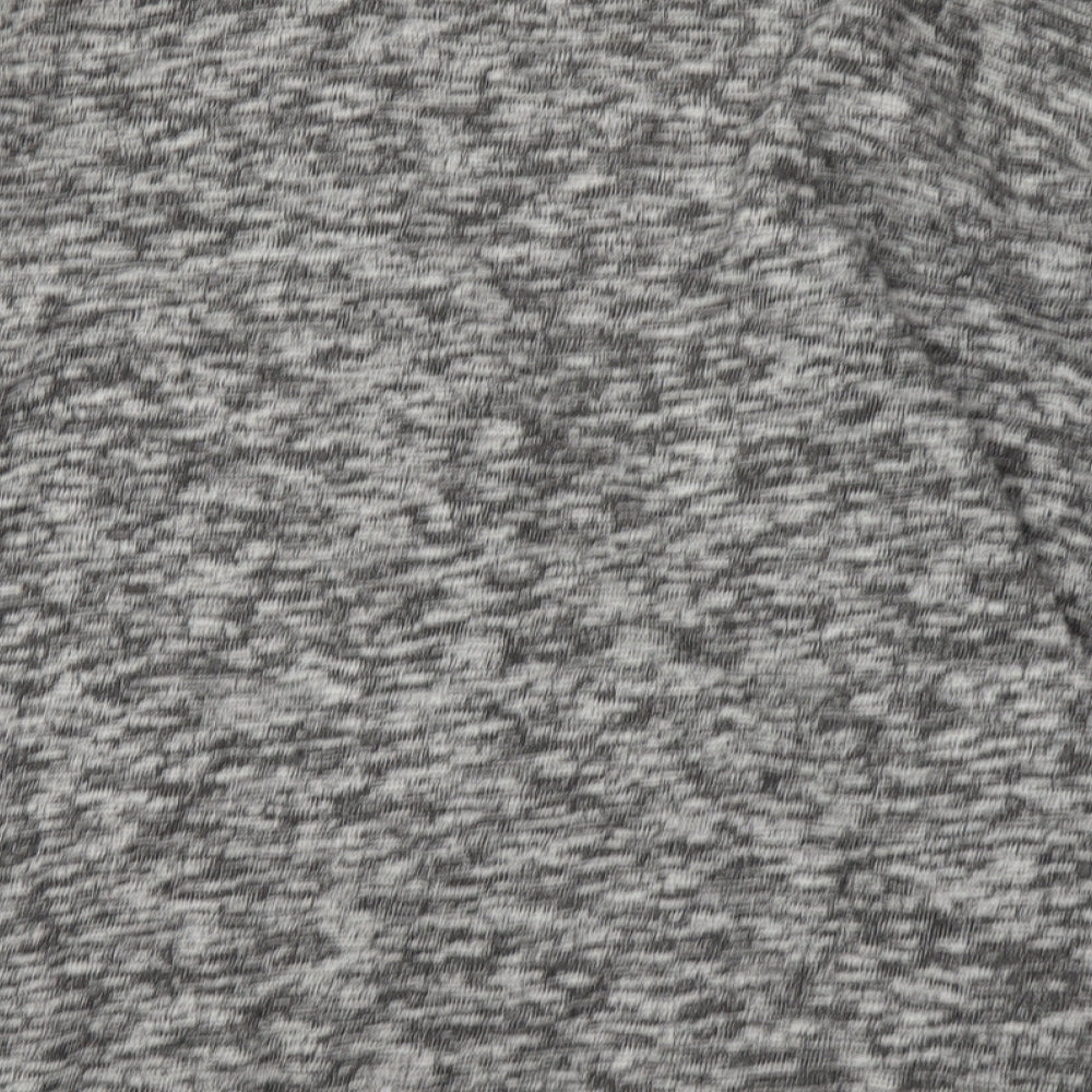 Topshop Womens Grey V-Neck Cotton Cardigan Jumper Size 10