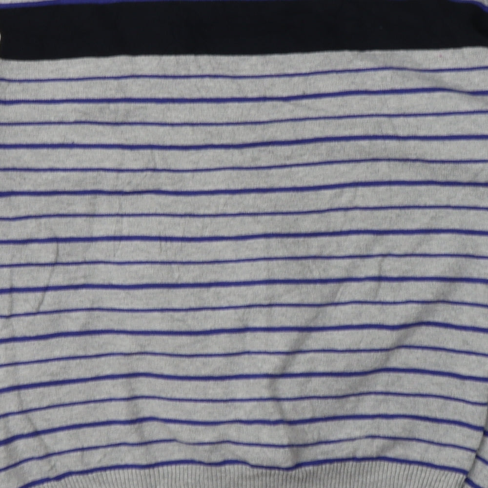 jc rags Mens Grey Check Pullover Sweatshirt Size L