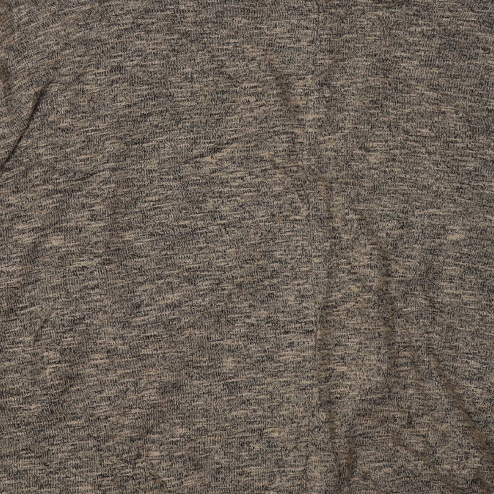 New Look Womens Brown Polyester Pullover Sweatshirt Size 8 Pullover