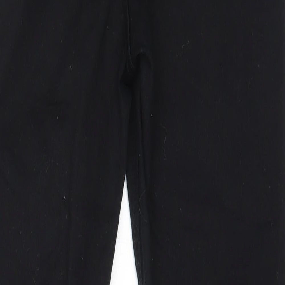 New Look Womens Black Cotton Jegging Jeans Size 10 L26.5 in Regular