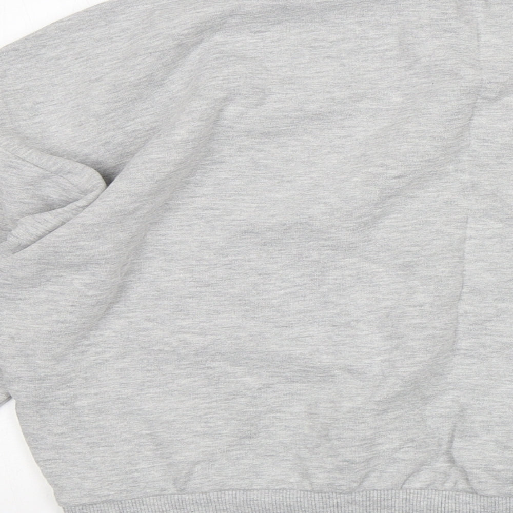 F&F Womens Grey Cotton Pullover Sweatshirt Size 8 - Mickey and Minnie