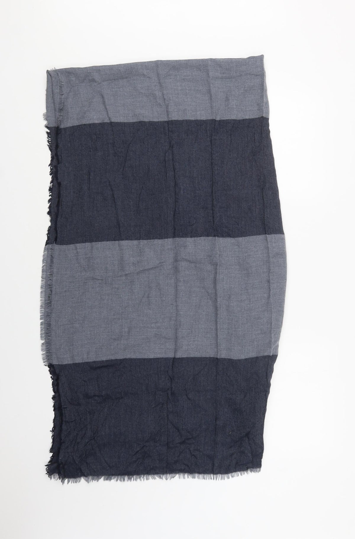 NEXT Womens Blue Striped Viscose Shawl/Wrap