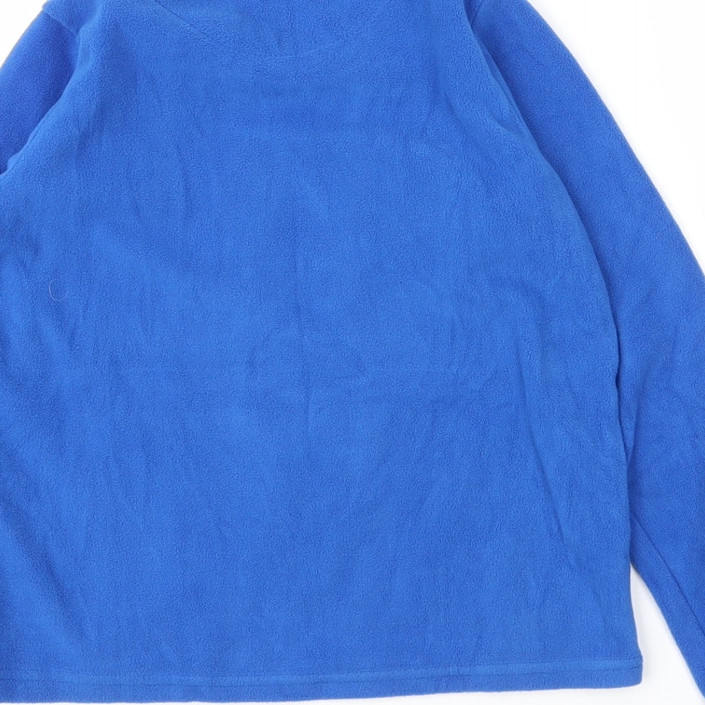 Matalan Boys Blue Round Neck Polyester Pullover Jumper Size 10 Years
