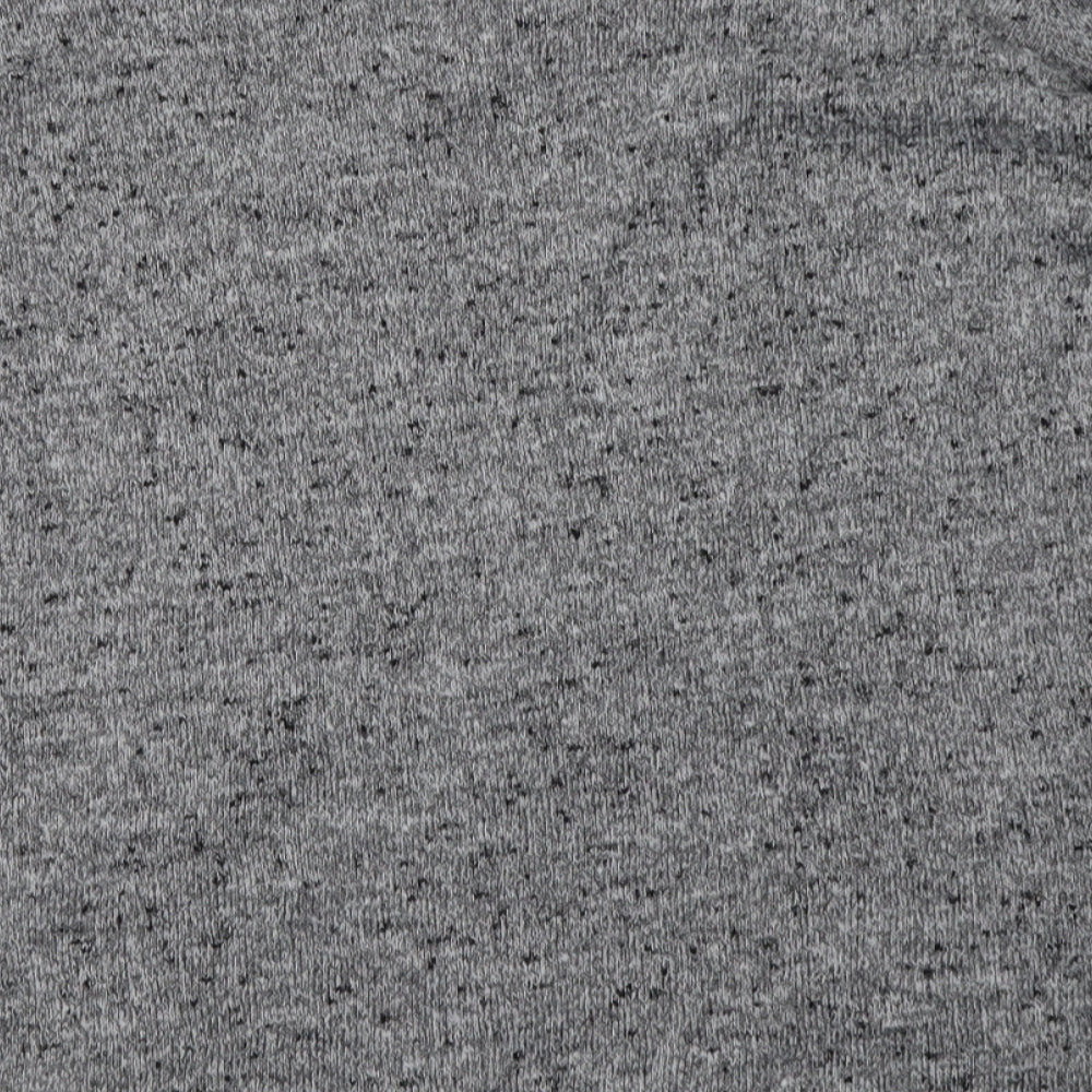 New Look Womens Grey Animal Print Polyester Pullover Sweatshirt Size 12 Pullover - Owl