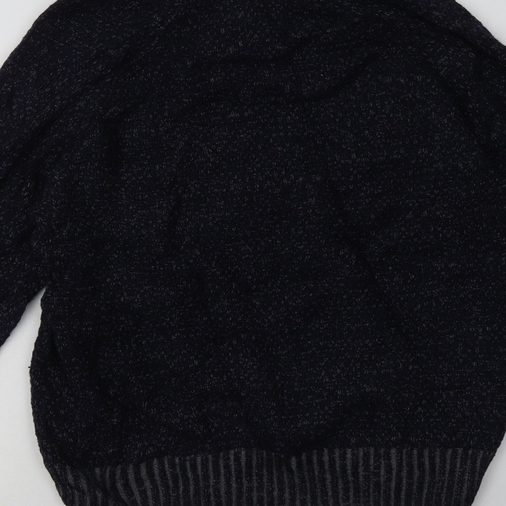 Marks & Spencer Mens Blue Acrylic Pullover Sweatshirt Size M
