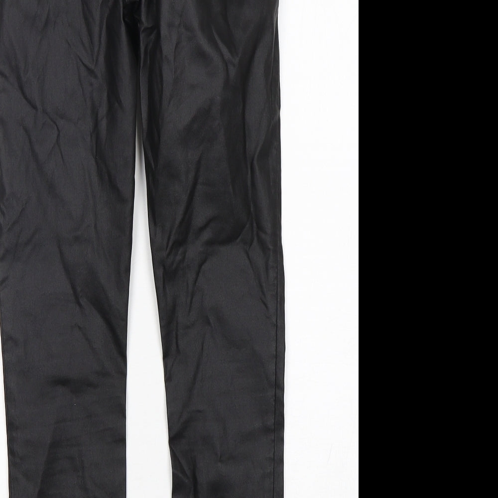 Denim Co Womens Black Viscose Skinny Jeans Size 12 L28 in Regular