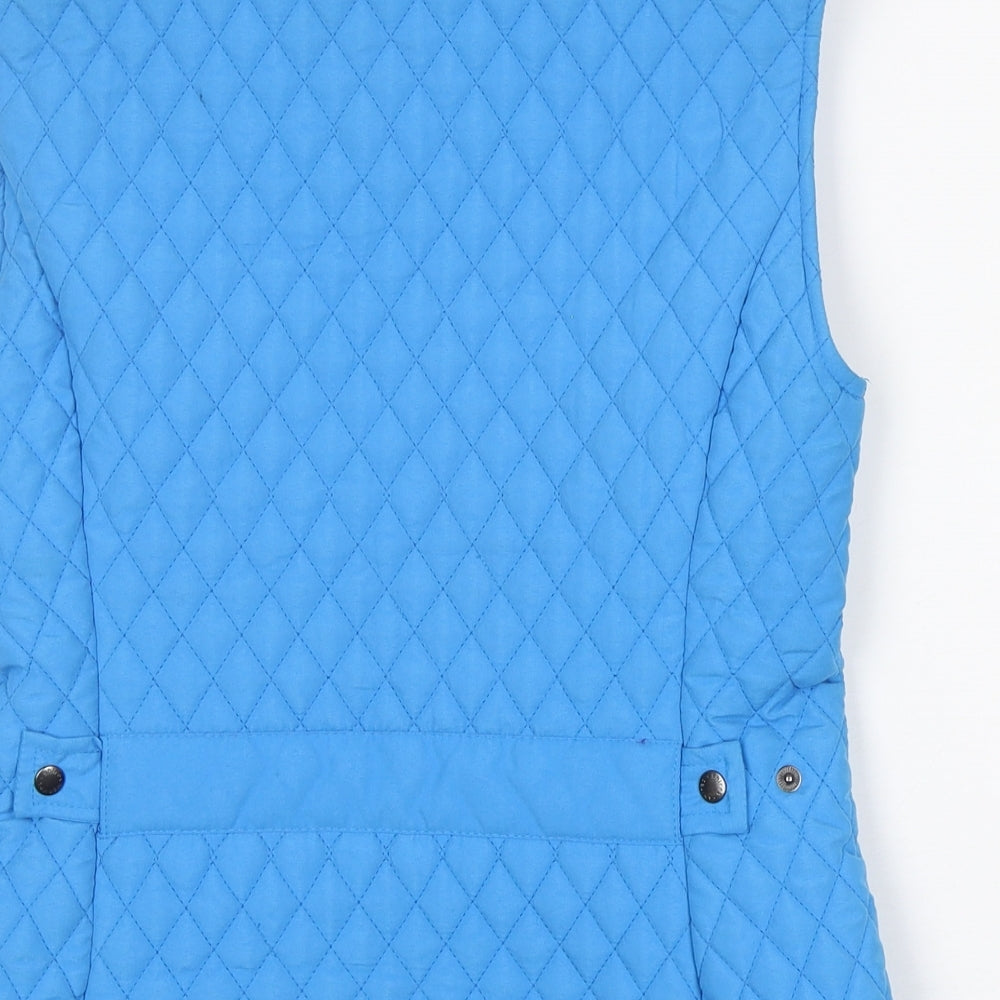 Shire Girls Blue Gilet Coat Size 2XS