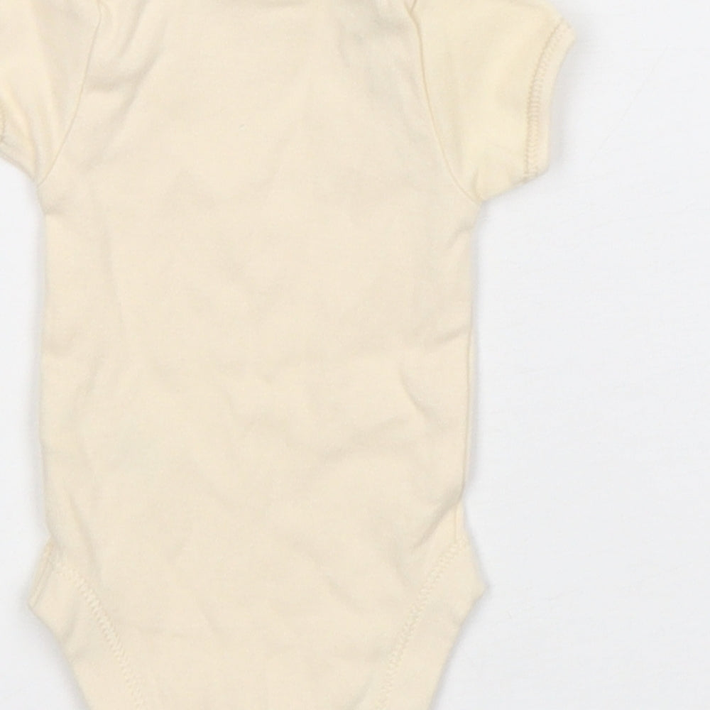 George Boys Beige Cotton Leotard One-Piece Size Newborn