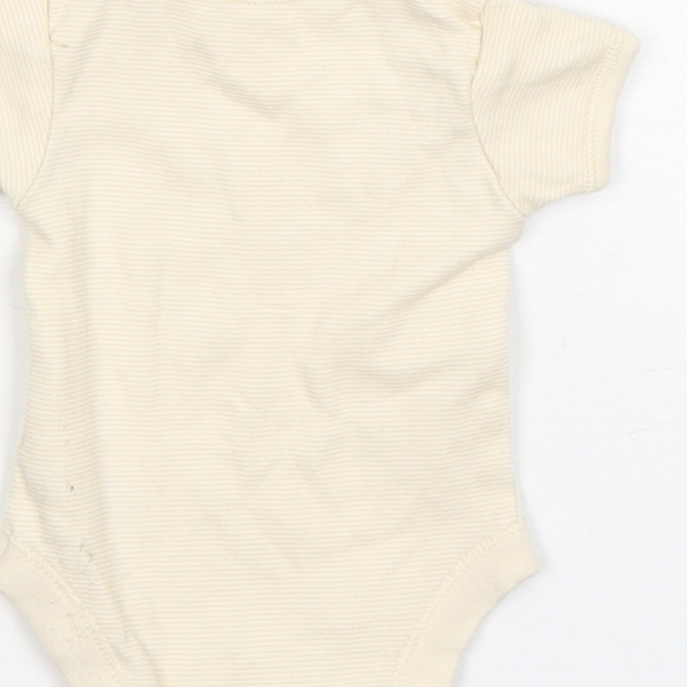 George Baby Beige Cotton Leotard One-Piece Size Newborn