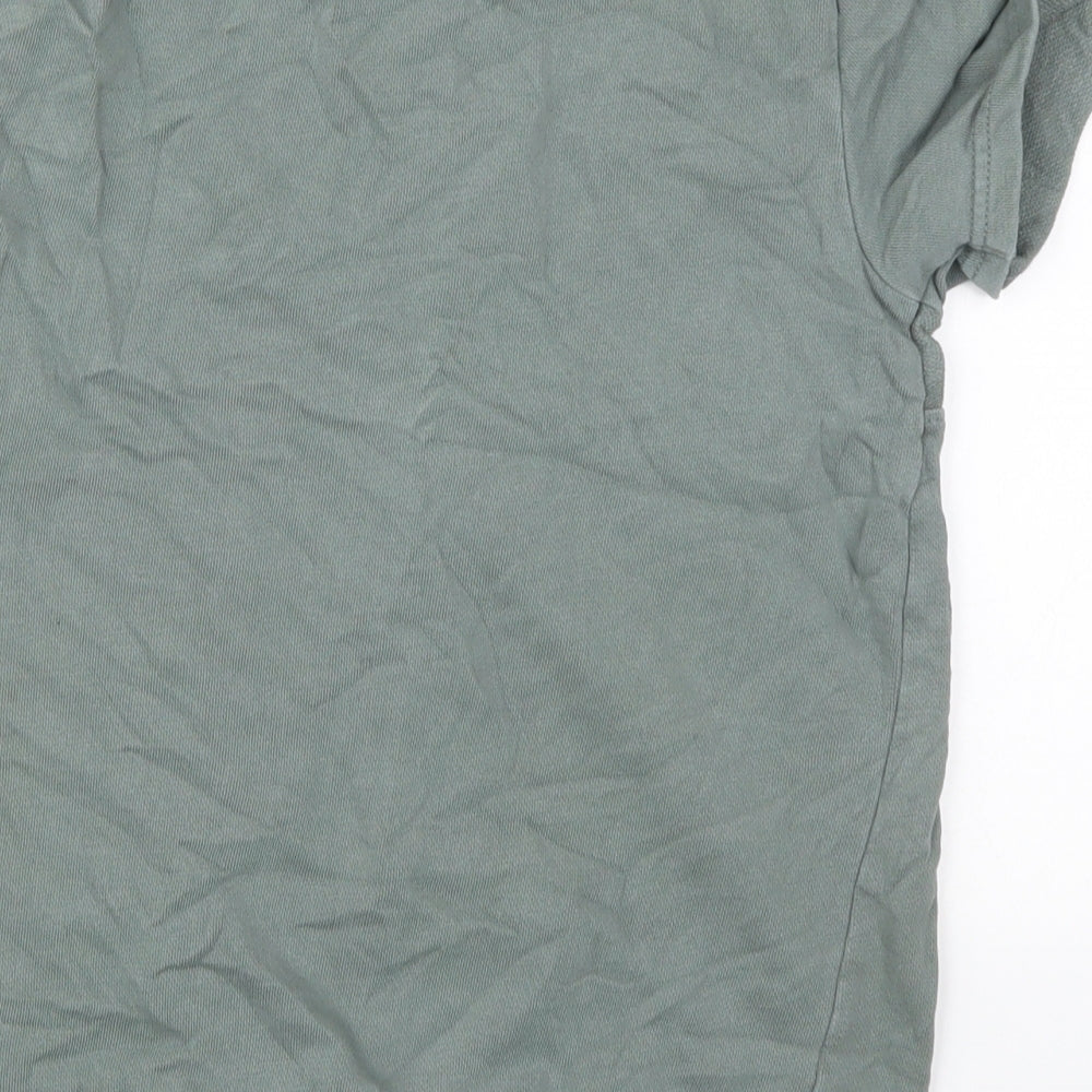 George Boys Green Cotton Pullover Sweatshirt Size 11-12 Years Pullover - Icon Vibes
