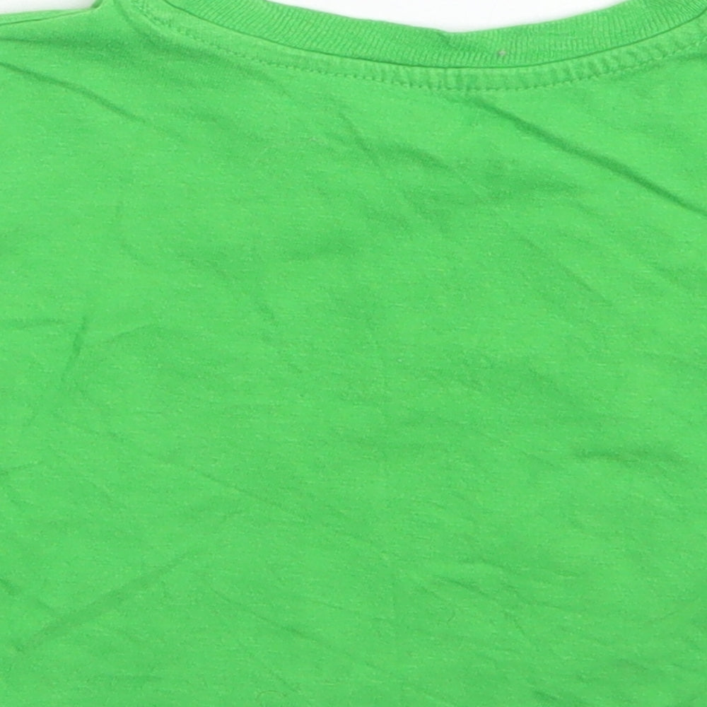 Nickelodeon Boys Green Cotton Basic T-Shirt Size 12 Months Crew Neck - Paw Patrol