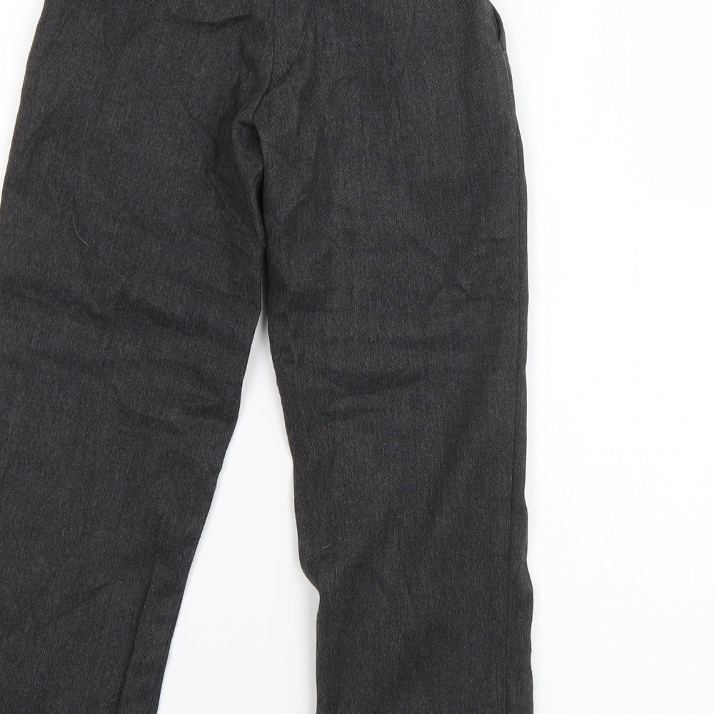 George Boys Grey Polyester Dress Pants Trousers Size 5-6 Years Regular
