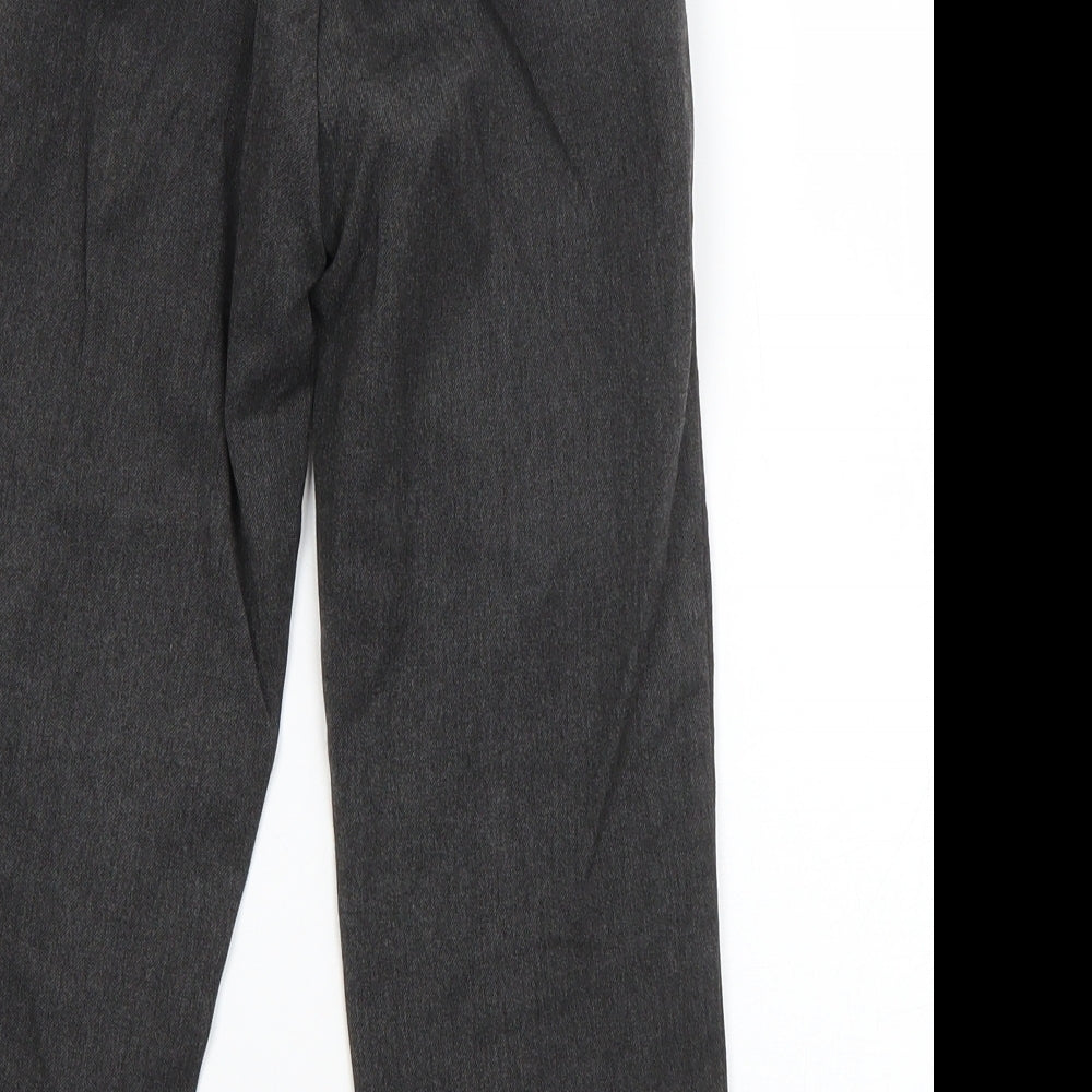 Lily & Dan Boys Grey Polyester Dress Pants Trousers Size 4-5 Years Regular