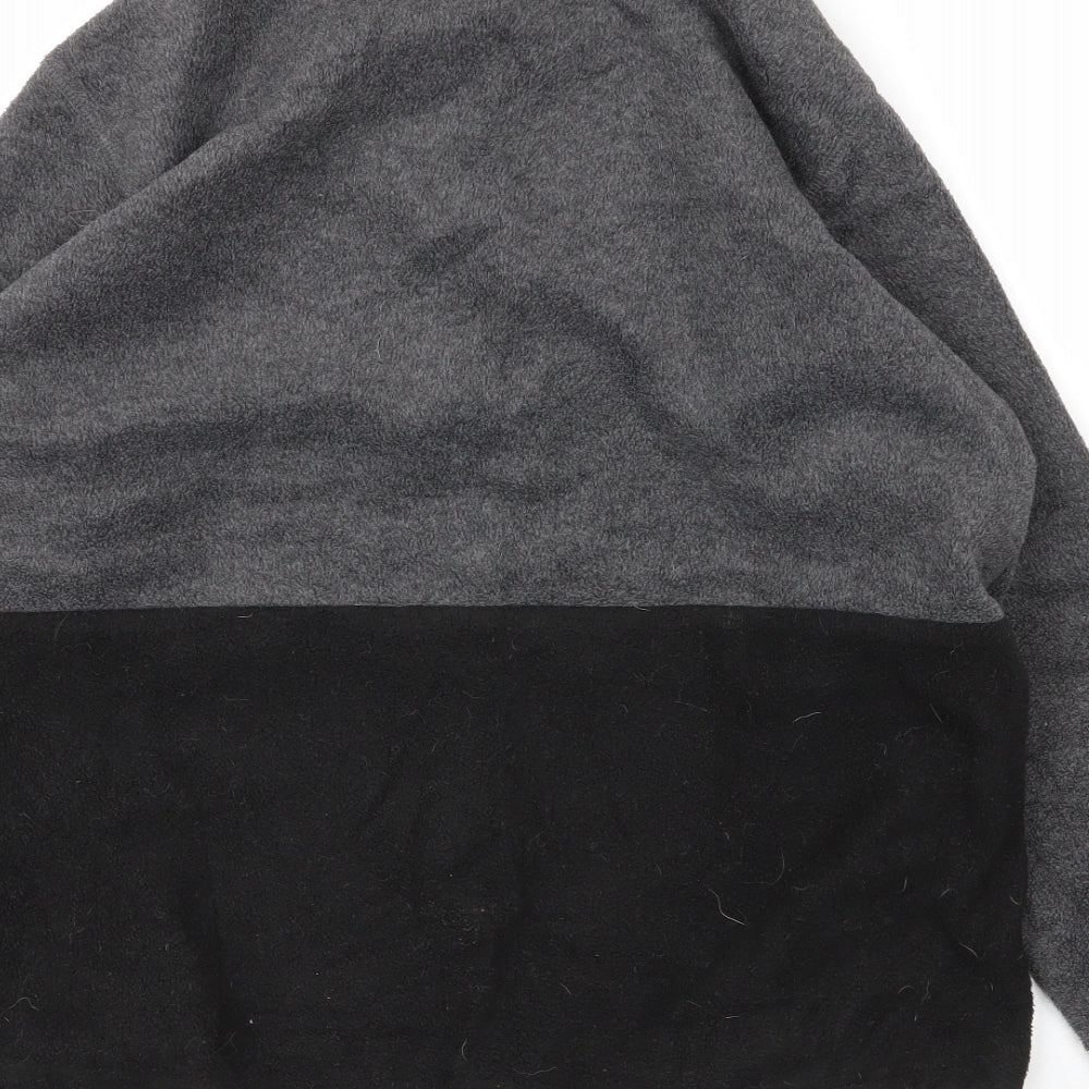 Catalina Mens Grey High Neck Polyester Pullover Jumper Size S