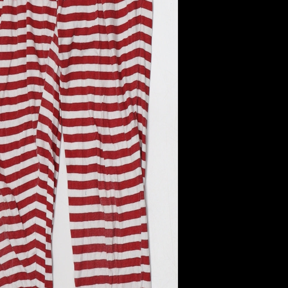 Love To Dream Womens Green Striped Cotton Pyjama Set Size 10 - team elf