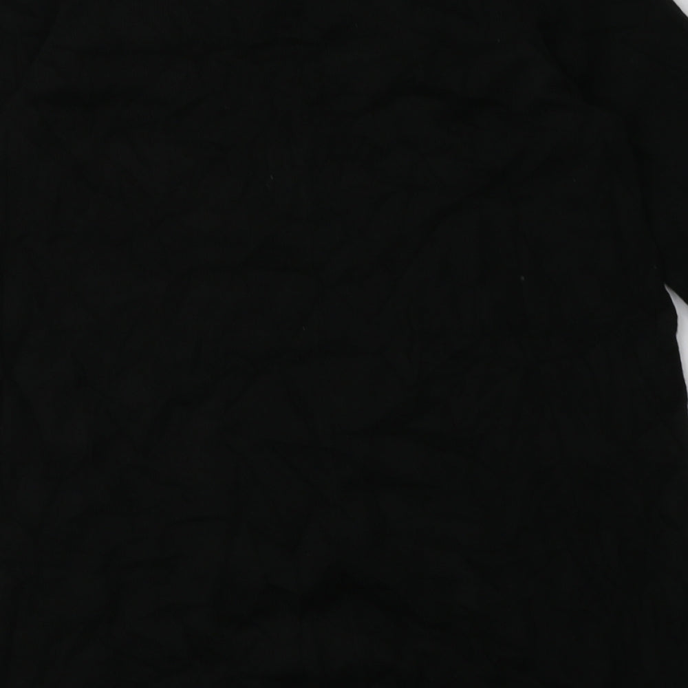 Marks & Spencer Womens Black Acrylic Pullover Sweatshirt Size 10 Pullover