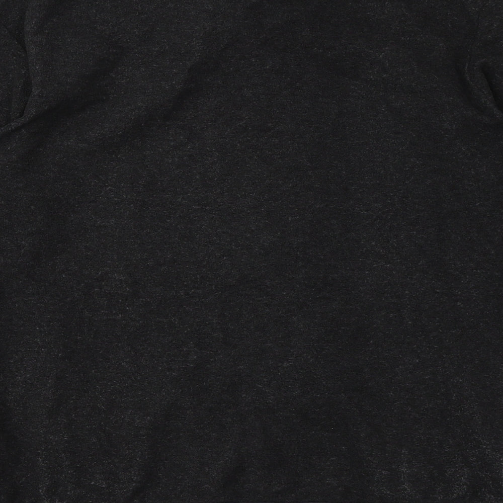 TITLE Womens Grey Polyester Full Zip Sweatshirt Size 10 Zip