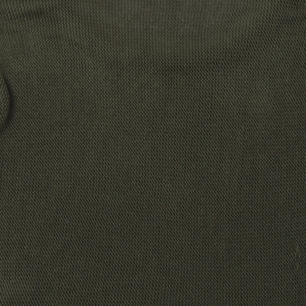 Sparkle & Fade Womens Green Acrylic Pullover Sweatshirt Size L Pullover